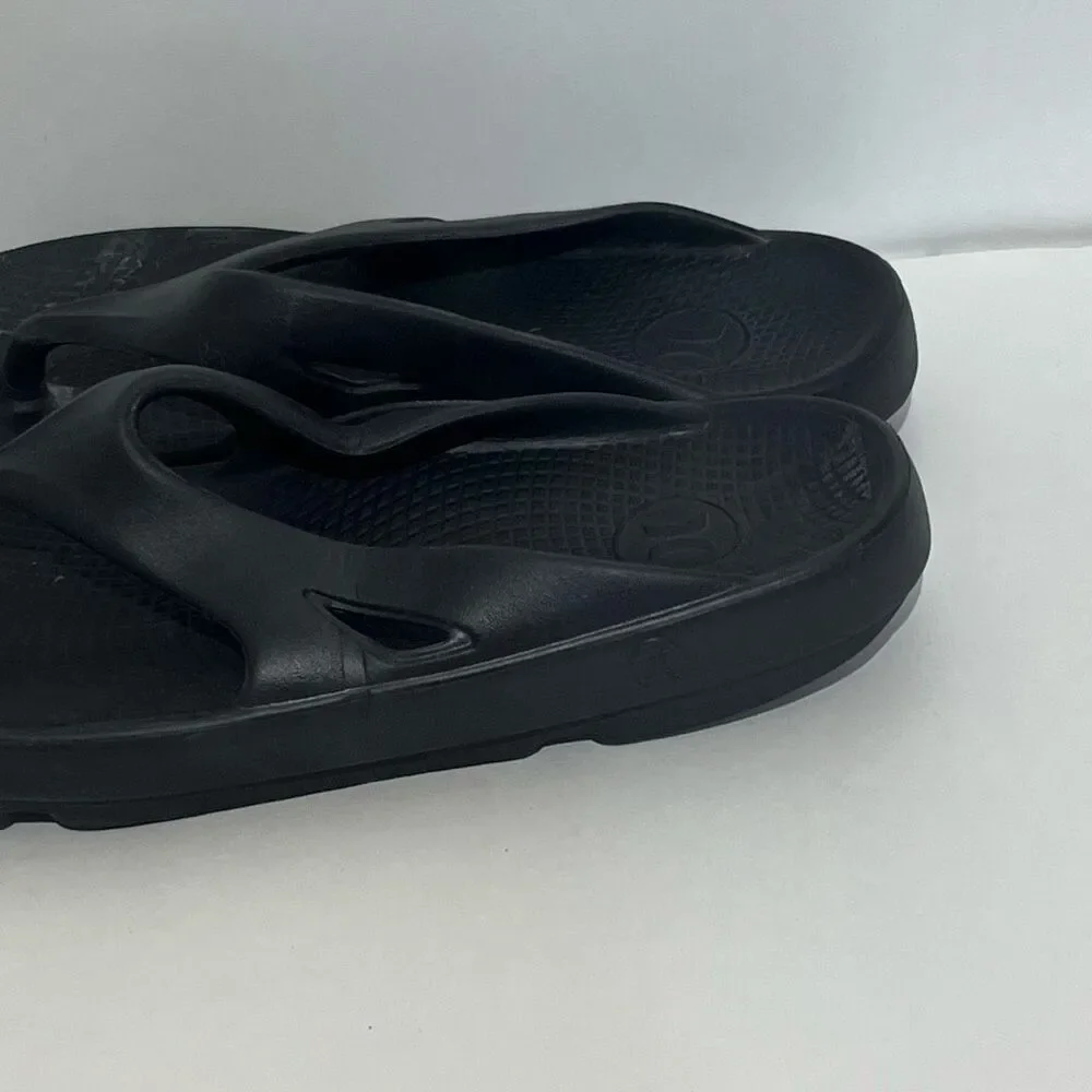Hurley Men's Black Injection Step In Nonslip Flip-Flop Sandals Size‎ 12